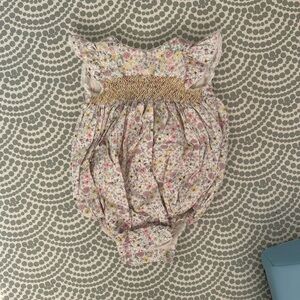 Floral Smocked Bubble